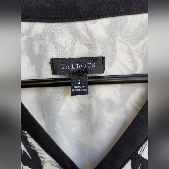 Talbots Crepe Midi Dress - Gathered Feathers_2 - Picture 7 of 8